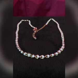 Beautiful Adjustable Pearly Chain Necklace